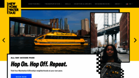 What Nywatertaxi.com website looked like in 2018 (5 years ago)