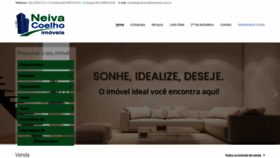 What Neivacoelhoimoveis.com.br website looked like in 2018 (5 years ago)