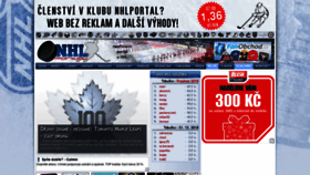 What Nhlportal.cz website looked like in 2018 (5 years ago)