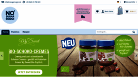 What Nosugarsugar.de website looked like in 2019 (5 years ago)