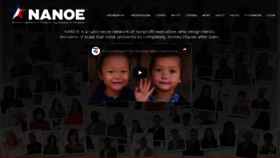 What Nanoe.org website looked like in 2019 (5 years ago)