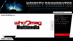 What Noveltysoundbytes.com website looked like in 2019 (5 years ago)