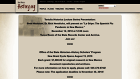 What Newmexicohistory.org website looked like in 2019 (5 years ago)