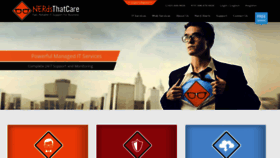 What Nerdsthatcare.com website looked like in 2019 (5 years ago)
