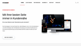 What Nummer5.de website looked like in 2019 (5 years ago)