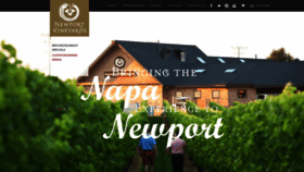 What Newportvineyards.com website looked like in 2019 (5 years ago)