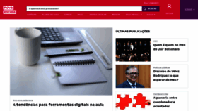 What Novaescola.org.br website looked like in 2019 (5 years ago)