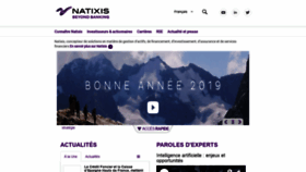 What Natixis.com website looked like in 2019 (5 years ago)