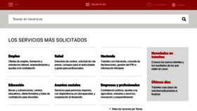 What Navarra.es website looked like in 2019 (5 years ago)