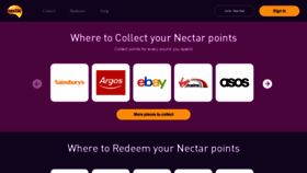 What Nectar.com website looked like in 2019 (5 years ago)