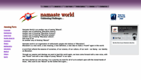 What Namasteworld.co.in website looked like in 2019 (5 years ago)