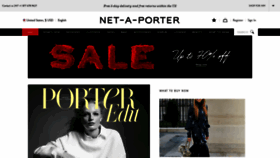 What Net-a-porter.com website looked like in 2019 (5 years ago)