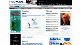 What Neomag.fr website looked like in 2019 (5 years ago)