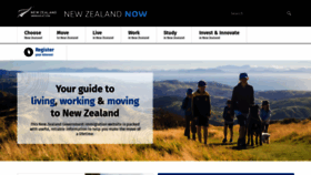 What Newzealandnow.govt.nz website looked like in 2019 (5 years ago)
