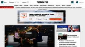 What Niezalezna.pl website looked like in 2019 (5 years ago)