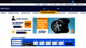 What Norauto.fr website looked like in 2019 (5 years ago)