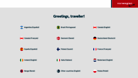 What Norwegian.com website looked like in 2019 (5 years ago)