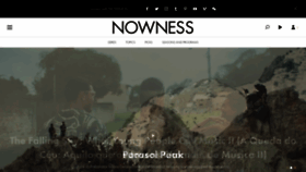 What Nowness.com website looked like in 2019 (5 years ago)