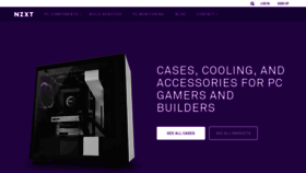 What Nzxt.com website looked like in 2019 (5 years ago)