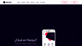 What Nequi.com.co website looked like in 2019 (5 years ago)