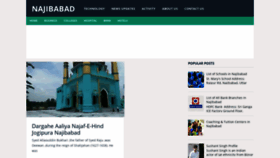What Najibabad.in website looked like in 2019 (7 years ago)