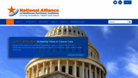What Nationalalliancehealth.org website looked like in 2019 (5 years ago)