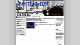 What Nerdiie.net website looked like in 2019 (5 years ago)