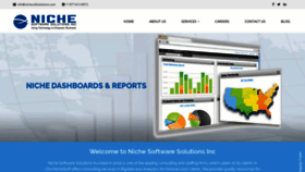 What Nichesoftsolutions.com website looked like in 2019 (5 years ago)