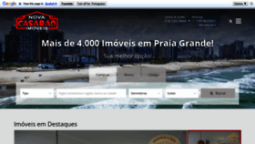 What Novacasarao.com.br website looked like in 2019 (5 years ago)