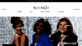 What Nandiiman.com website looked like in 2019 (5 years ago)