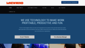 What Newmindgroup.com website looked like in 2019 (5 years ago)