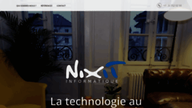 What Nixit.ch website looked like in 2019 (5 years ago)