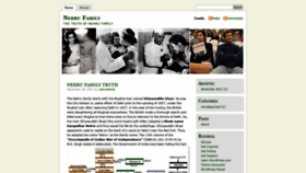 What Nehrufamily.wordpress.com website looked like in 2019 (5 years ago)