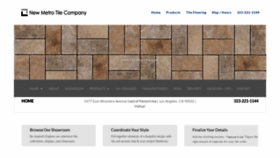 What Newmetrotile.com website looked like in 2019 (5 years ago)