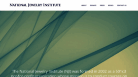 What Nationaljewelryinstitute.org website looked like in 2019 (5 years ago)