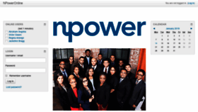 What Npoweronline.org website looked like in 2019 (7 years ago)
