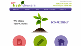 What Newfreshcleaners.com website looked like in 2019 (5 years ago)