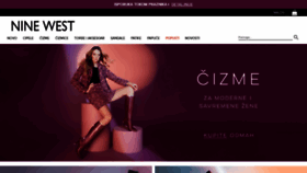 What Ninewest.rs website looked like in 2019 (5 years ago)