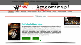 What Nutty-sheep.com website looked like in 2019 (5 years ago)