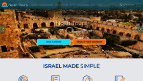 What Noahtours.com website looked like in 2019 (5 years ago)