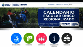 What Neuquen.edu.ar website looked like in 2019 (5 years ago)