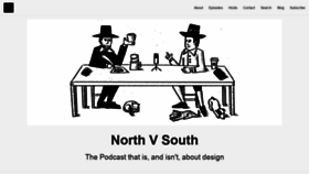 What North-v-south.co.uk website looked like in 2019 (5 years ago)
