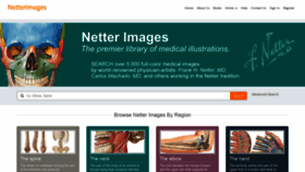 What Netterimages.com website looked like in 2019 (5 years ago)