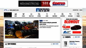 What Niagarafallsreview.ca website looked like in 2019 (7 years ago)