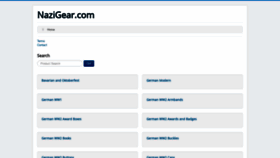 What Nazigear.com website looked like in 2019 (5 years ago)