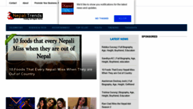 What Nepalitrends.com website looked like in 2019 (5 years ago)