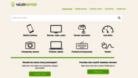 What Najdinavod.sk website looked like in 2019 (5 years ago)