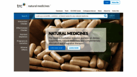 What Naturalmedicines.therapeuticresearch.com website looked like in 2019 (5 years ago)