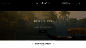 What Nialaya.com website looked like in 2019 (5 years ago)