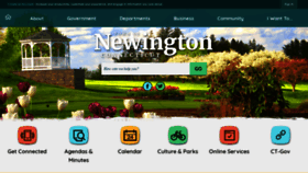 What Newingtonct.gov website looked like in 2019 (5 years ago)